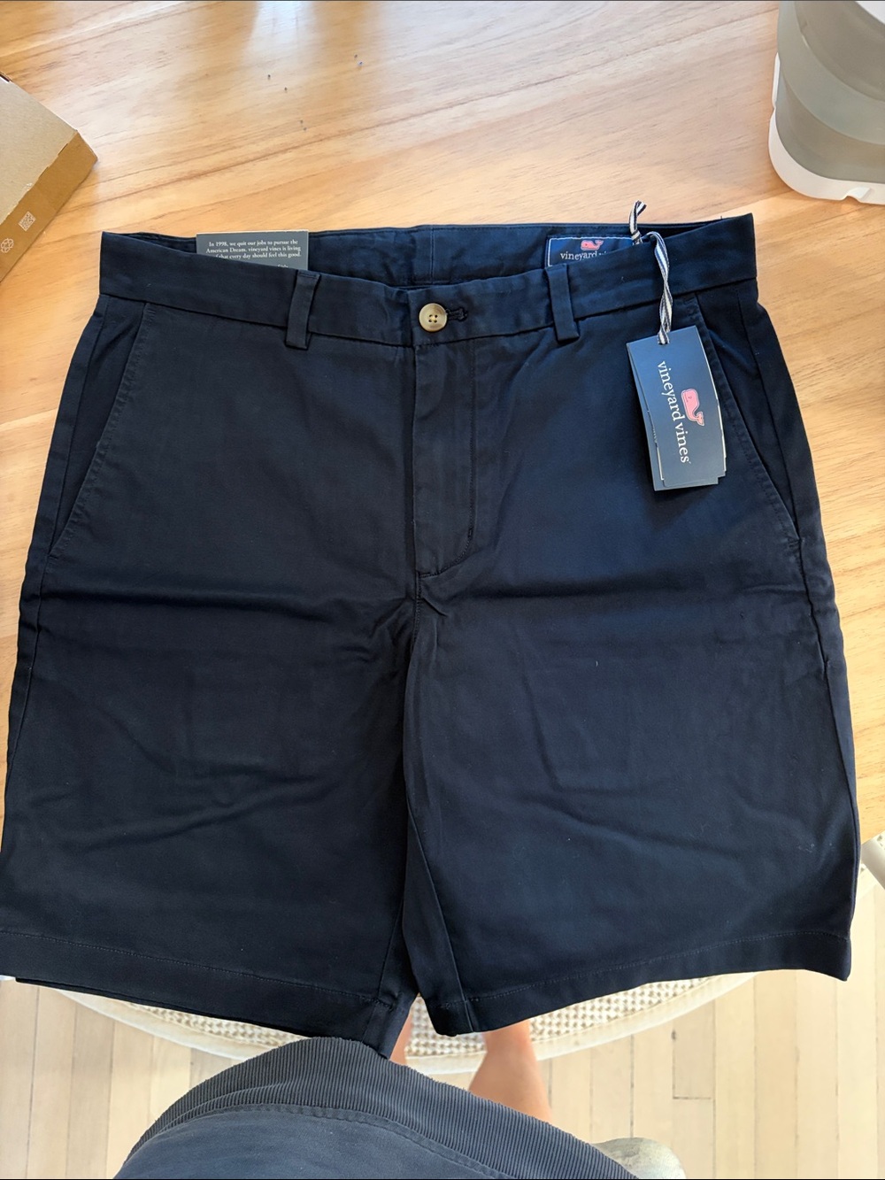 Vineyard Vines Men's Navy Flat-Front Shorts